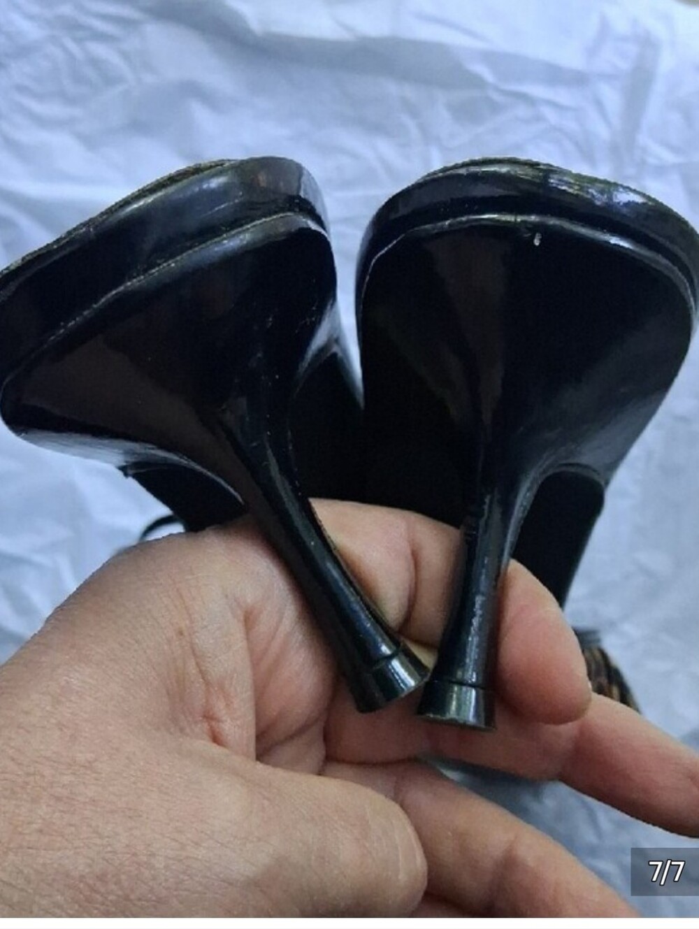 Maurices Leopard Print Open-Toe Slide Sandals with Black Trim - Picture 7 of 7